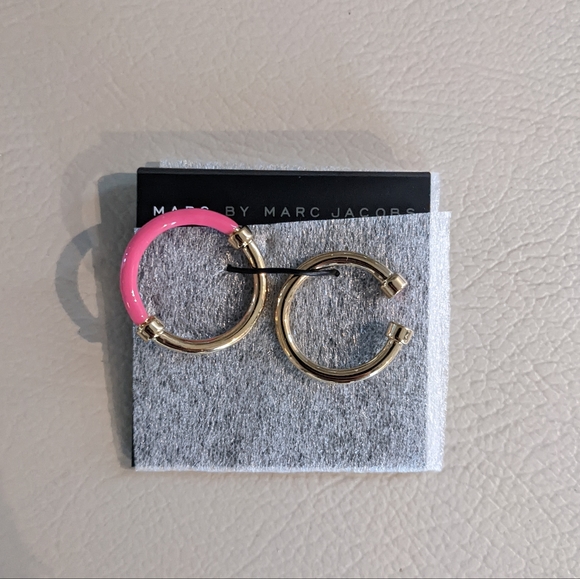 Marc by Marc Jacobs hula hoop rings pink - Picture 3 of 4